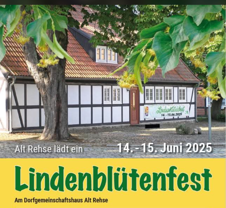 Lindenblütenfest 14.-15.Juni 2025 in Alt Rehse » Seeweide Naturcampingplatz Penzlin